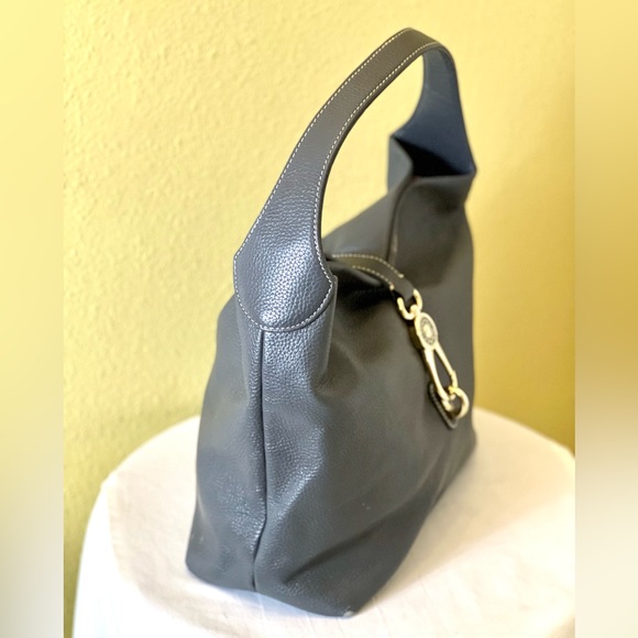 DOONEY & BOURKE💥LIMITED EDITION💥Florentine Logo Lock Leather Shoulder Bag - Picture 3 of 14